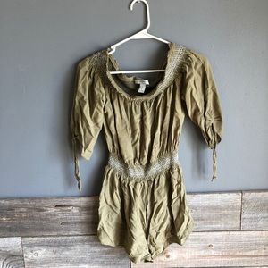Off the shoulder romper